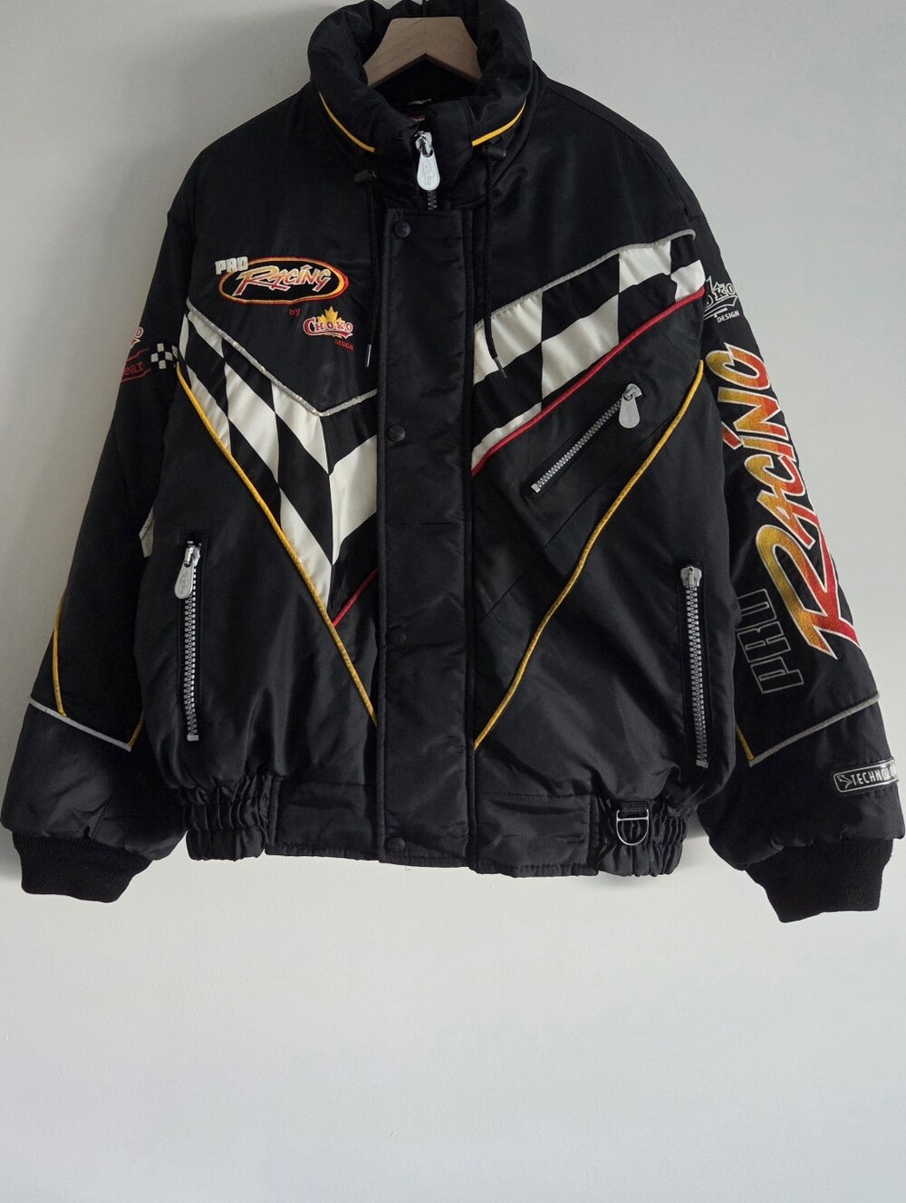 Vintage 90s Choko Design Pro Racing Snowmobile Jacket Canada Mens Size Large